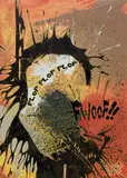 Christian Marclay, Actions: Plop Plop Plop Fwoof (No. 1), 2012, acrylic and silkscreen on paper
