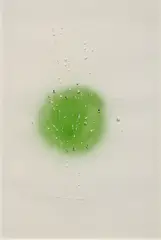 Concetto Spaziale by Lucio Fontana, 1965, pigment on paper, sold Sep 2020