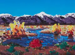 Sierra Spring by Conrad Buff, oil on Masonite, sold Apr 2021