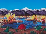 Conrad Buff, Sierra Spring, oil on Masonite