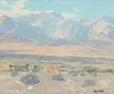 Marion Wachtel, Owens Valley and the Sierra in Spring