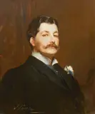 Ra Hrsa John Pettie, A portrait of a gentleman, oil on canvas