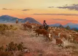 Bill Owen, Roping at Sundown