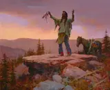 Howard Terpning, My Medicine is Strong