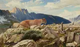 John Clymer, The Big Long Tail, oil on canvas