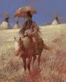Kenneth Riley, Grasslands, acrylic on Masonite