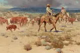 James Elwood Reynolds, His First Lesson, 1977, oil on Masonite