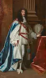 Sir Peter Lely, A full length portrait of King Charles II, oil on canvas