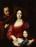 Justus Sustermans, The Holy Family, oil on canvas
