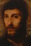 La tete du portrait d'homme, d'apres Titian by Henri Fantin-Latour, oil on paper laid down on canvas, sold Nov 2019