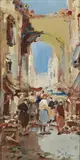 Alessandro Lupo, A busy street market