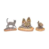 Veryl Goodnight, Two ducks; Walking Cat; Three chipmunks (a group of three)