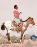 Laverne Nelson Black, Taos Scout