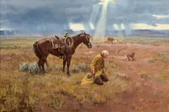 Joe Neil Beeler, Thanks for the Rain, 1966, oil on canvas