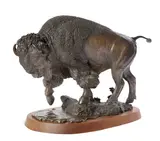 Douglas Van Howd, Prairie Spring, bronze with brown patina