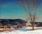 Oscar E. Berninghaus, San Antonio Chapel, Taos