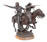 James Nathan Muir, June 25, 1876, bronze with dark brown patina