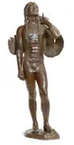 Sherman Tipton Coleman, Indian and Turkey, 1979, bronze with dark brown patina