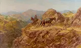 Henry Raschen, The Weary Trail, oil on canvas