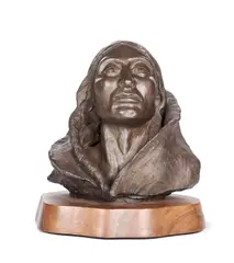 Tracy Beeler, The Man Who Killed the Deer, 1981, bronze with dark brown patina