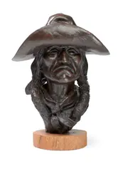 Joe Neil Beeler, The Scout, 1971, bronze with light brown patina