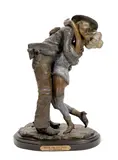 Joe Neil Beeler, Sugar for the Trail, bronze with polychrome patina
