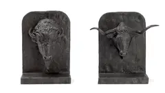 Joe Neil Beeler, Buffalo and Longhorn: A Pair of Bookends, 1972