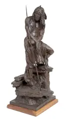 Bill Carr, The Oak and the Willow, 1980, bronze with brown patina