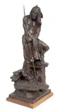 Bill Carr, The Oak and the Willow, 1980, bronze with brown patina