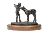 Sherman Tipton Coleman, Tuesday's Child, 1979, bronze with brown patina