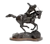 Sherman Tipton Coleman, Many Moons Ago, 1975, bronze with brown patina
