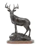 Sherman Tipton Coleman, Old and Bold, 1975, bronze with brown patina