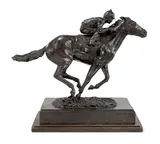 Sherman Tipton Coleman, Winner, 1978, bronze with dark brown patina