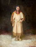 Edwin Willard Deming, Morning Star, 1924, oil on canvas laid down on board