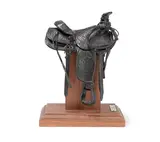Fred Fellows, My Saddle, 1983, bronze with dark brown patina