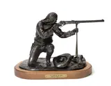 Fred Fellows, End of an Era, 1981, bronze with brown patina