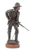 James Nathan Muir, On the Skirmish Line, 1982, bronze with dark brown patina