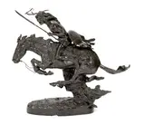 The Cheyenne (Recast) by Frederic Remington, 1983, bronze with brown patina, sold Feb 2019