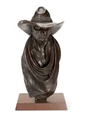 Gordon Snidow, Macho, 1981, bronze with dark brown patina