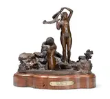 Robert Summers, The Bathers, 1974, bronze with brown patina