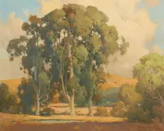 Three Sentinels by Percy Gray, oil on canvas, sold Nov 2019