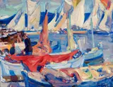 E. Charlton Fortune, Drying Sails I
