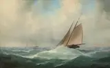 Gideon Jacques Denny, San Francisco Pilot Schooner #9 Lady Mine, oil on canvas