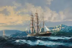 David Thimgan, Star of Holland, Inside Passage, Alaska, oil on canvas