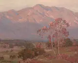 Edgar Alwin Payne, Valley Sycamores, oil on canvas