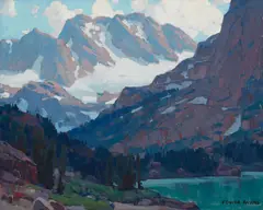 Edgar Alwin Payne, Mountain Vista, oil on canvas