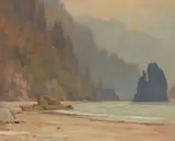Alfred R. Mitchell, Trinidad Coast (Northern California), oil on board