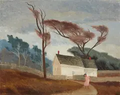 Tom Theodore Craig, The Dorey House at Stewart's Point (California), oil on canvas