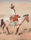Laverne Nelson Black, Indian Rider