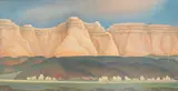 Edith Anne Hamlin, Mesas - Southwest, oil on canvas